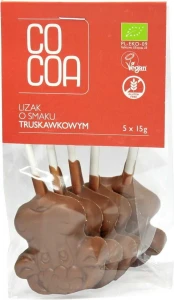 AARDBEI SMAAK LOLDS BIO GLUTENVRIJ (5 x 15 g) 75 g - CACAO