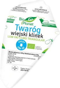 TWARÓG WIEJSKI KLINEK CHUDY BIO (około 0,30 kg) - BIO PLANET