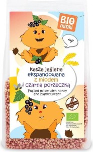 Geëxpandeerde Gierst Met Honing En Zwarte Bes Glutenvrij Bio 170 G - Biominki