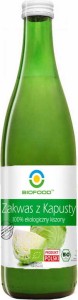 ZAKWAS Z KAPUSTY KISZONEJ BEZGLUTENOWY BIO 500 ml - BIO FOOD