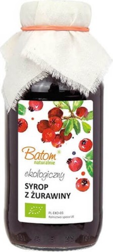 SIROP DE CANNEBERGES BIO 330 ml - BATOM