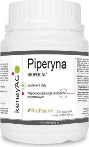 Piperyna Bioperine 10mg 300 kapsułek kenayAG