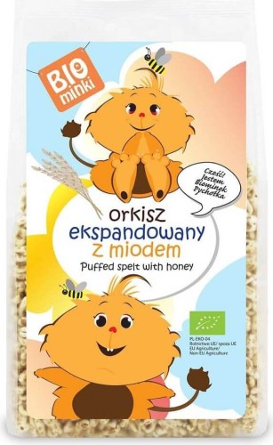 ORKISZ EKSPANDOWANY Z MIODEM BIO 210 g - BIOMINKI