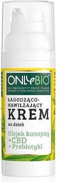 Dagcrème CBD + prebiotica verzachtend en hydraterend 50 ml Onlybio