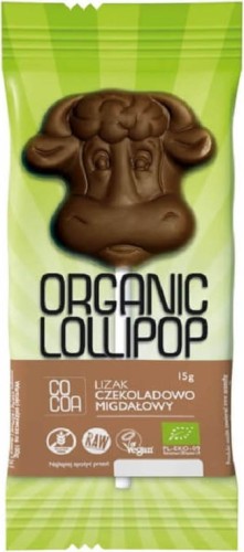 CHOCOLADE-AMANDEL LOLL, GLUTENVRIJ BIO 15 g - CACAO