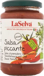Tomato sauce with vegetables and chili BIO 340 g La Selva