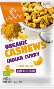 COCONUT COCONUT NUTS WITH GLUTEN-FREE CURRY BIO 50 g - LANDGARTEN