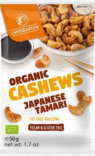 CASE NUTS IN SAUCE GLUTEN-FREE TAMARI BIO 50 g - LANDGARTEN