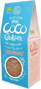 Kokoskoekjes met aardbei BIO 80 g Dieetvoeding