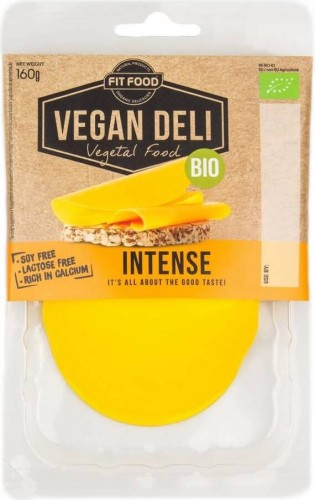 Vegan alternative of cheddar cheese slices BIO 160 g Vegan Deli