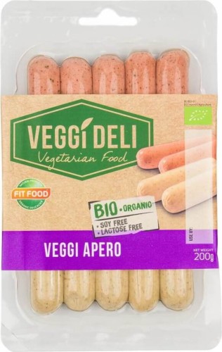 Vegetarian sausages mix BIO 200 g Veggi Deli