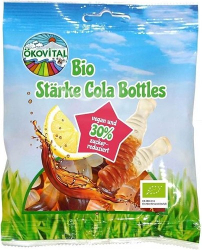 COLA JELLIES WITHOUT GELATINE GLUTEN-FREE BIO 80 g – OKOVITAL