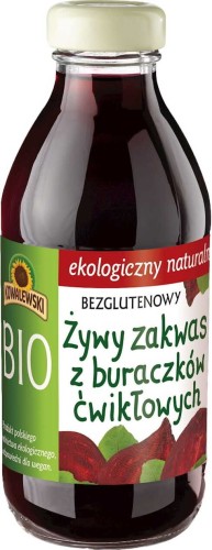 Żywy zakwas z buraków ćwikłowych bezglutenowy BIO 320