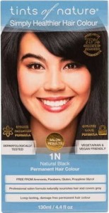 HAIR DYE NATURAL BLACK ECO 130 ML - TINTS OF NATURE