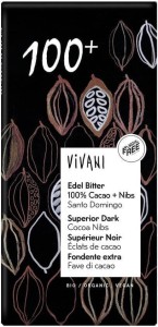 SLAB BITTER 100% BIO CACAO 80 g - VIVANI