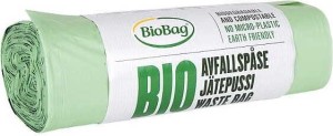 ZAKKEN VOOR BIO EN GEMENGD AFVAL 35 L 20 st (COMPOSTEERBAAR EN BIOLOGISCH AFBREEKBAAR) - BIOBAG