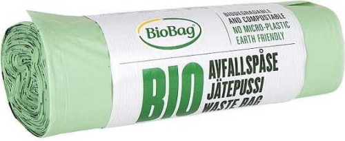 BAGS FOR BIO AND MIXED WASTE 35 L 20 pcs (COMPOSTABLE AND BIODEGRADABLE)  - BIOBAG