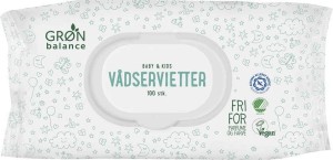 WET WIPES FOR CHILDREN AND BABIES 100 pcs - GRON BALANCE