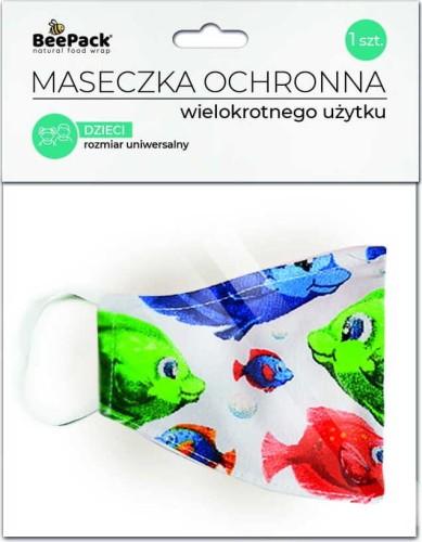 Kindermasker, geprofileerde Beepack vis