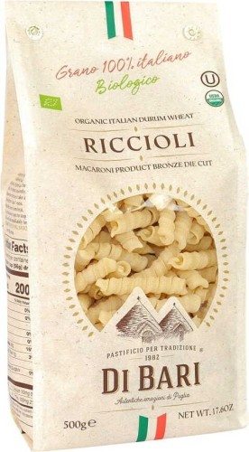 PASTA (SEMOLINA) RICCIOLI BIO 500 g - PASTIFICIO DI BARI