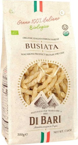 PASTA (SEMOLINA) BUSIATA BIO 500 g - PASTIFICIO DI BARI
