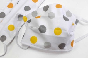 Masque en coton double face, mélange de motifs, 1 pièce Beepack
