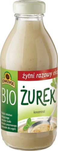 ŻUREK wholemeal rye concentrate BIO 320 ml - KOWALEWSKI