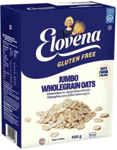 Oat flakes gluten-free Jumbo wholegrain oats 500g Elovena Provena