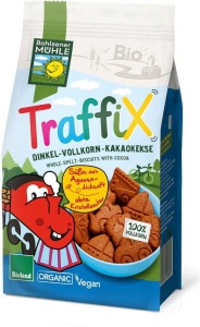 SPELLED COCOA COOKIES FOR CHILDREN VEHICLES BIO 125 g - BOHLSENER MUEHLE