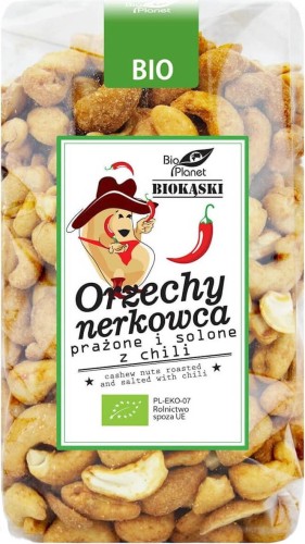 Cashewnoten geroosterd en gezouten met chili Bio 350 g - Bio planet