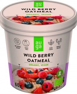 Owsianka z owocami leśnymi pełnoziarnista BIO 60 g AUGA