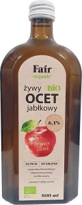 APPLE VINEGAR, UNFILTERED 6,1 % BIO 500 ml - FAIR ORGANIC