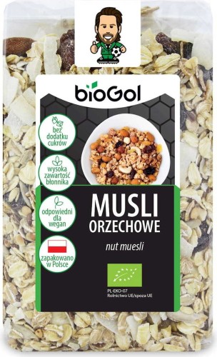 MUSLI ORZECHOWE BIO 300 g - BIOGOL