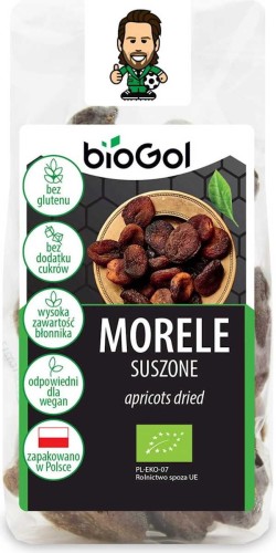 ALBARICOQUES SECOS SIN GLUTEN BIO 150 g - BIOGOL