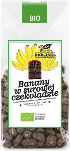 BANAAN IN RAUWE CHOCOLADE BIO 250 g - BIO PLANET