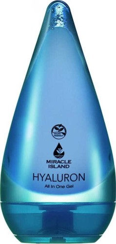 HYALURONIC ACID 99% GEL FOR FACE AND BODY CARE 250 ml - MIRACLE ISLAND