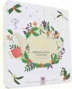 Een setje kerstthee in een wit blikje (72x1.5) BIO 108 g