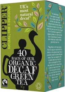 CAFFEINE-FREE GREEN TEA FAIR TRADE BIO 80 g (40 x 2 g) - CLIPPER
