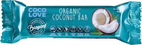 BARRE DE COCO BIO SANS GLUTEN 40 g - BIOPONT