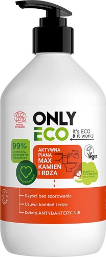 Active MAX schuim kalksteen en roest 500 ml ONLYECO