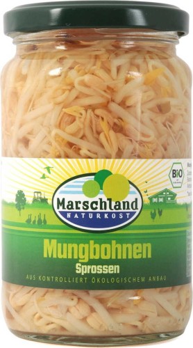 Mung bean sprouts in pickle BIO 330 g (175 g) - MARSCHLAND NATURKOST