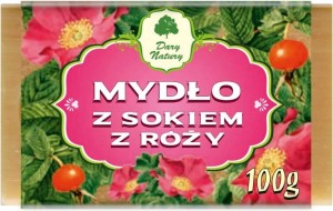 ZEEP MET ROZENSAP 100 g - GESCHENKEN VAN DE NATUUR