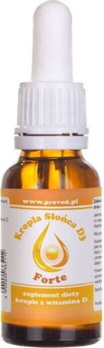 Vitamine D3 Forte Liquid Sun Drop 20ml 600 druppels Bewezen