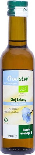 Koudgeperste lijnolie BIO 250 ml Crudolio
