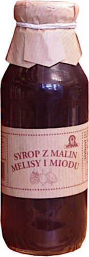 Frambozensiroop met citroenmelisse en honing 300 ml Vitapol