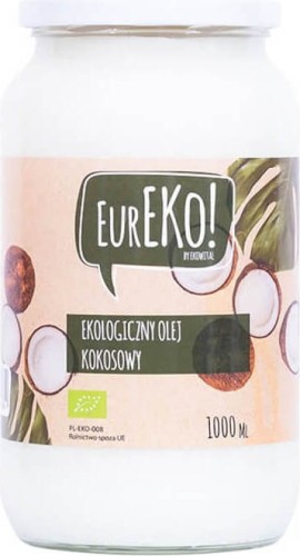 Olej kokosowy BIO 1000 ml Eureko