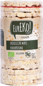 Corn waffles with salt gluten-free BIO 110 g Eureko