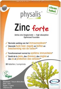 FORTE ZINC 30 COMPRIMÉS (18,5 g) - PHYSALIS
