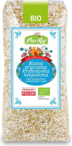 UNROASTED BUCKWHEAT KRAKOWSKA  BIO 500 g - BIO RAJ