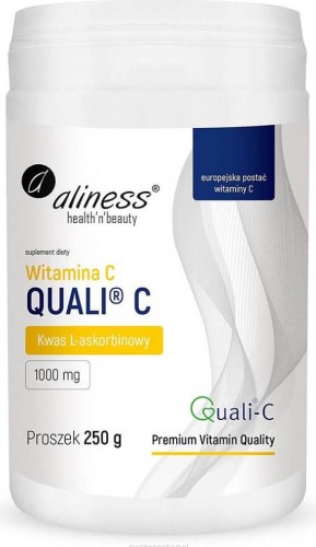 Vitamine C Quali C L-ascorbinezuur 1000 mg poeder 250 g Aliness